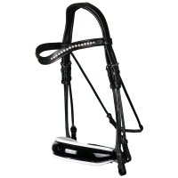 Dyon dressage collection Rundgenähte Kandare mit...
