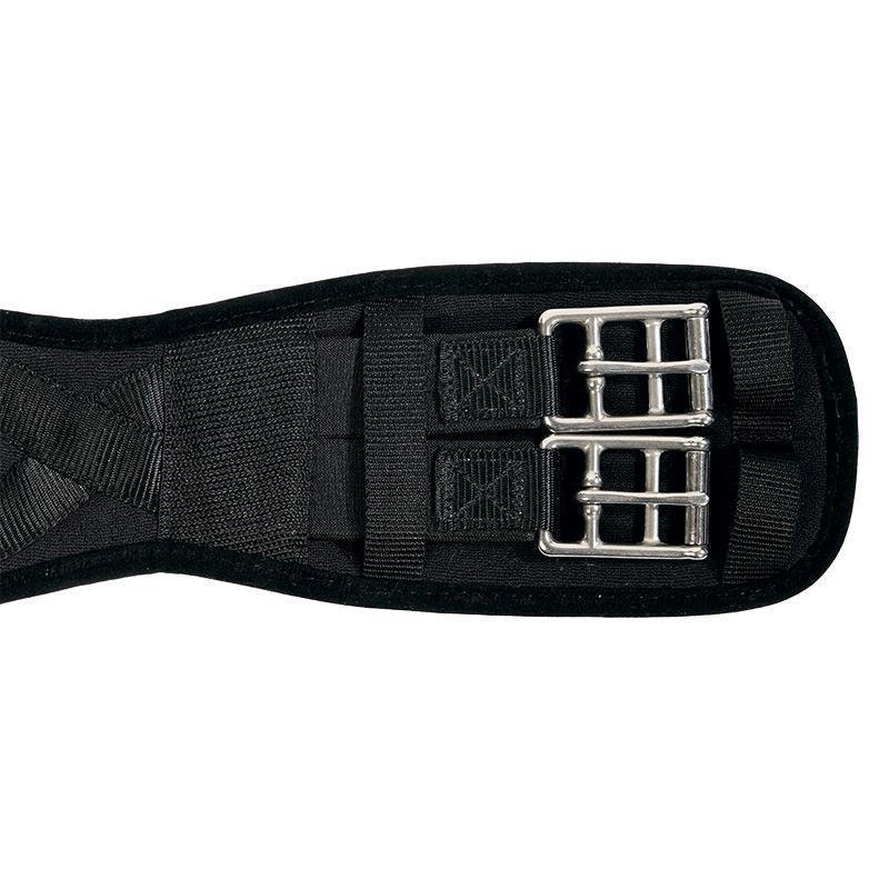 Kavalkade Sattel-Kurzgurt Klimatex mit Elastik schwarz 55 cm
