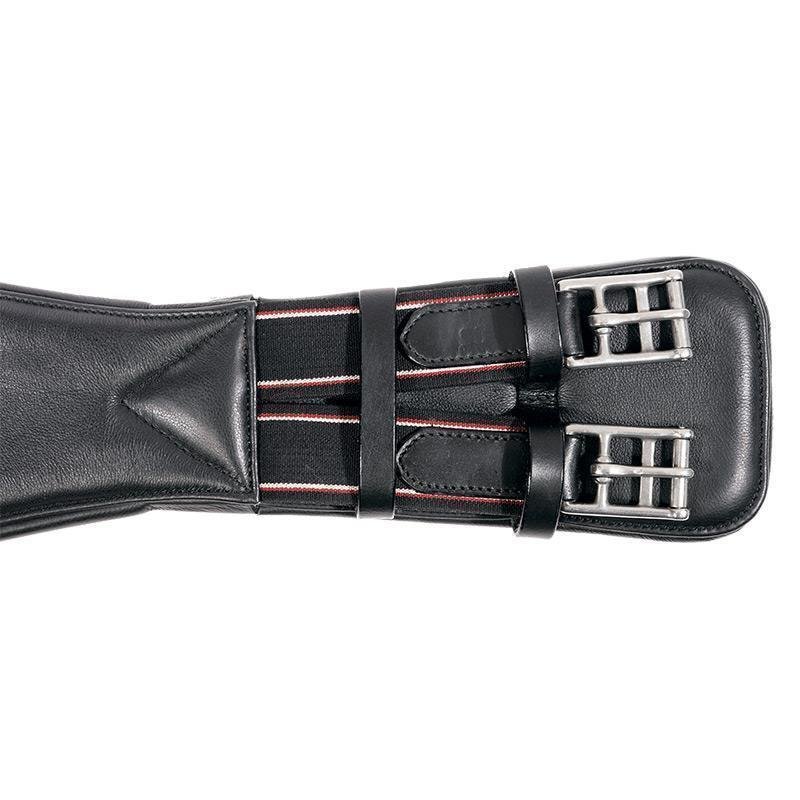 Kavalkade Lederkurzgurt Soft beidseitig elastisch,schwarz 80cm