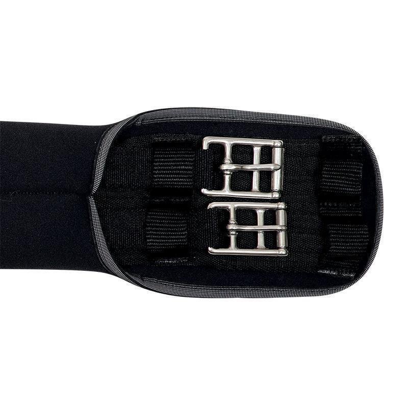 Kavalkade Neopren-Kurz-Gurt,schwarz mit einseitigem Gummizug,65cm