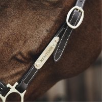Kentucky Horsewear Name/Logo plate Halter gold