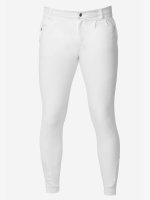 LeMieux Mens Elite Classic Pleated Breech White