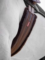 LeMieux Fleece Lined Anatomic Girth Brown/Brown