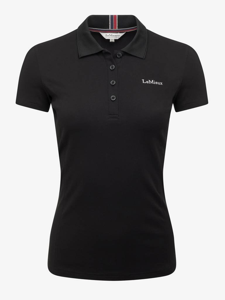 LeMieux Ladies Elite Polo Shirt II Black 40 52 45