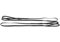 Hans Melzer Laufferzügel schwarz/silber