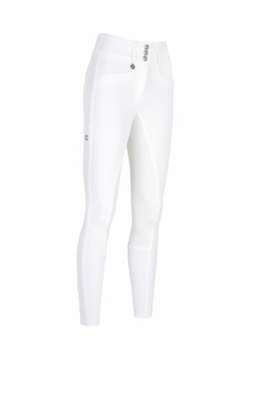 Pikeur Damen Reithose 3906 Highwaist New Candela Grip Vollbesatz White