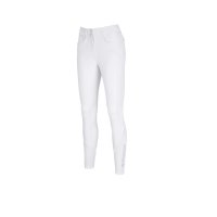 Pikeur Camie Damen Reithose Vollbesatz Siebdruck white