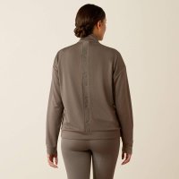 Ariat Damen Breathe 1/2 Zip Sweatshirt plum grey