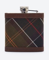 Barbour Flachmann Hip Flask Dark Br