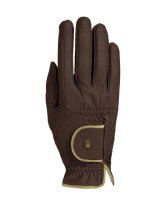 Roeckl Reithandschuh Lona mocha/gold
