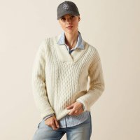 Ariat Damen Arley Sweater arctic wolf